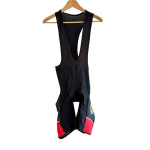 NWT Decca Elastic Interface Tech Bib Shorts Men’s XL Black Mesh Made in Belgium